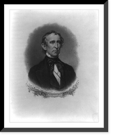 Historic Framed Print, John Tyler, Pres. U.S., 1790-1862,  17-7/8" x 21-7/8"