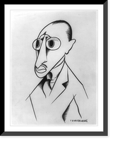 Igor Stravinsky, Antique Print