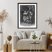 Historic Framed Print, Matrimony in perfection. Or, The grey mare the better horse"",  17-7/8" x 21-7/8"