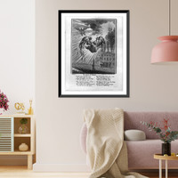 The fall of Icarus, Antique Poster
