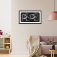 The crude loom in which the Filipino woman weaves the fine hemp fibre into cloth, Philippine Islands, Antique Wall Art