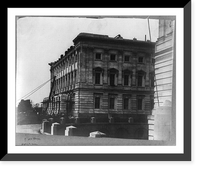 Historic Framed Print, [Capitol exterior, north wing],  17-7/8" x 21-7/8"