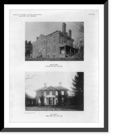Historic Landscape - Two homes: 1. Belle Air, Collington, Md, 1757