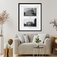 Historic Landscape - Two homes: 1. Belle Air, Collington, Md, 1757