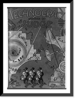 Vintage Americana Print - Cover of Tecnocracy Number of Judge