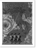 Vintage Americana Print - Cover of Tecnocracy Number of Judge