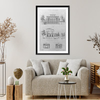 Maison d'argenson aux champs Elissees, par Lemoine Architecte, Antique Wall Art