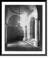 Historic Framed Print, Vestibule basement, north wing, [U.S. Capitol],  17-7/8" x 21-7/8"