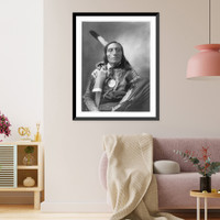 Historic Framed Print, Stands and Looks Back,  17-7/8" x 21-7/8"