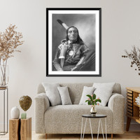 Historic Framed Print, Stands and Looks Back,  17-7/8" x 21-7/8"