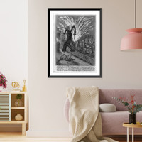 Historic Framed Print, Uncorking old sherry.Js. Gillrlay, inv. & fecit.,  17-7/8" x 21-7/8"