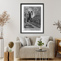 Historic Framed Print, Uncorking old sherry.Js. Gillrlay, inv. & fecit.,  17-7/8" x 21-7/8"