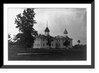 Historic Framed Print, Public school, Walhalla, N.D.,  17-7/8" x 21-7/8"