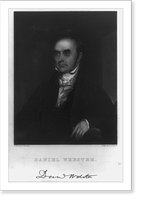Historic Framed Print, Daniel Webster - 12,  17-7/8" x 21-7/8"