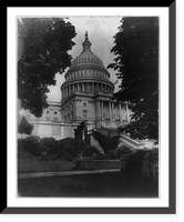 Historic Framed Print, [View of the U.S. Capitol from Northwest],  17-7/8" x 21-7/8"