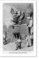 You feels de fleas a bitin', Brer Wolf"", Antique Poster