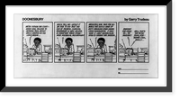 Doonesbury. We're outside the courthouse now, talking to network trial artist Erich Newton on his lunch break, Vintage Print