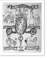 Die 4 Ersatzfreedoms, Antique Print