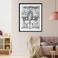 Die 4 Ersatzfreedoms, Antique Print