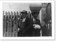 Historic Framed Print, Drop wire boy, Granite Mill. Location: Fall River, Massachusetts.Lewis W. Hine.,  17-7/8" x 21-7/8"