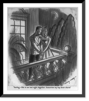 Darling, this is our last night together. Tomorrow my hay fever starts"", Antique Print