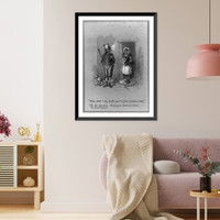Where shall I say you're gone to, Jim if anyone calls?"" Classic, Antique Wall Art
