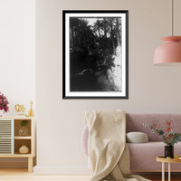 Oasis draw well at Al-gowf, Antique Wall Art