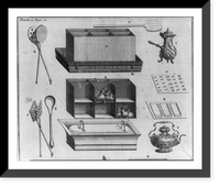 Vintage Americana Print - Utensils of the officer de bouche