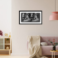 Grand Canyon Lodge: The terrace and observation tower, Vintage Print