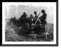 The Vehicle-Recovery Team establishes communications with the drop zone Control Point, Vintage Wall Art