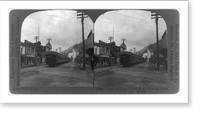 White Pass and Yukon R.R., Main St., Skagway, Alaska, Antique Print