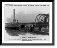 Historic Framed Print, The World's Fair in 1895,  17-7/8" x 21-7/8"