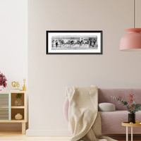 Historic Framed Print, Philander Phil and his five dollar bill. Isn't the lake beautiful!"",  17-7/8" x 21-7/8"