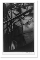 Interior details of the Statue of Liberty: Drapery clasp at the left shoulder, Vintage Wall Art