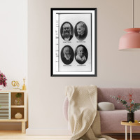 Vintage Americana Print - Eldridge T. Harding, Eliza Harding Knight