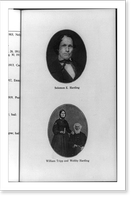 Solomon E. Harding and William Tripp and Welthy Harding, Historic Print