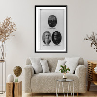 John and Elvira Harding; Thomas Dunham Harding and Lucius Tripp Harding, Vintage Print