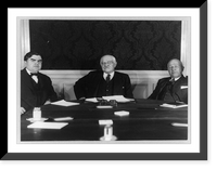 Historic Framed Print, Trio in ending strike,  17-7/8" x 21-7/8"