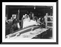 Henry Disston & Sons plant, Philadelphia, Pa.: Hand filing of cross cut saws, Antique Poster
