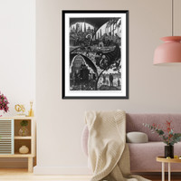 Historic Framed Print, The four freedoms.Ralph Fabri.,  17-7/8" x 21-7/8"