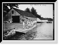 Historic Framed Print, Yale Varsity 8,  17-7/8" x 21-7/8"