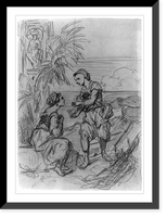 Historic Framed Print, Le pecheur de Perles - 2,  17-7/8" x 21-7/8"