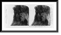 The tunnel leading under the Horseshoe" Falls, Niagara", Vintage Print
