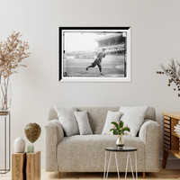 Historic Framed Print, Jimmy Lavender, Chacago NL, at Polo Grounds, NY (baseball),  17-7/8" x 21-7/8"