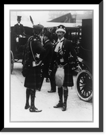 Historic Framed Print, Scottish peers arriving at Westminster Abbey for the Coronation of King George V,  17-7/8" x 21-7/8"