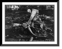First Army photos of the bombing of Hawaii, Dec. 7, 1941. Japanese plane downed by P-40 on Oahu, Hawaii, Historic Reproduction