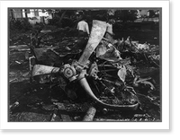 First Army photos of the bombing of Hawaii, Dec. 7, 1941. Japanese plane downed by P-40 on Oahu, Hawaii, Historic Reproduction