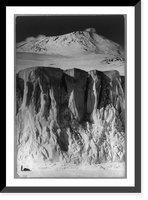 Historic Framed Print, Ramparts of Mt. Erebus,  17-7/8" x 21-7/8"