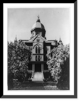 Gold Dome of Administration Building, University of Notre Dame, South Bend, Indiana, Vintage Wall Art