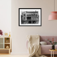 James Holloway Loggia School, Fairfax St. between Cameron and Queen, Alexandria, Va, Vintage Wall Art